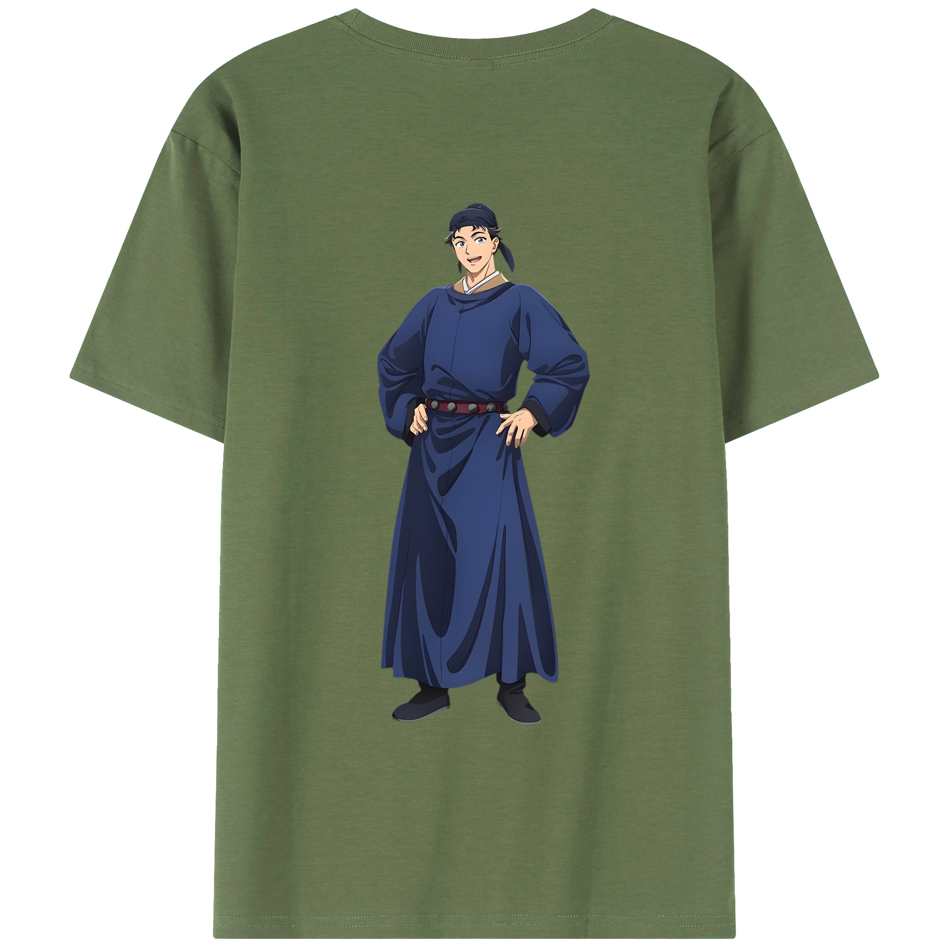 （画像用） 薬屋のひとりごと The Apothecary Diaries 綿100％ メンズ半袖Tシャツ（バックプリント） 通気性